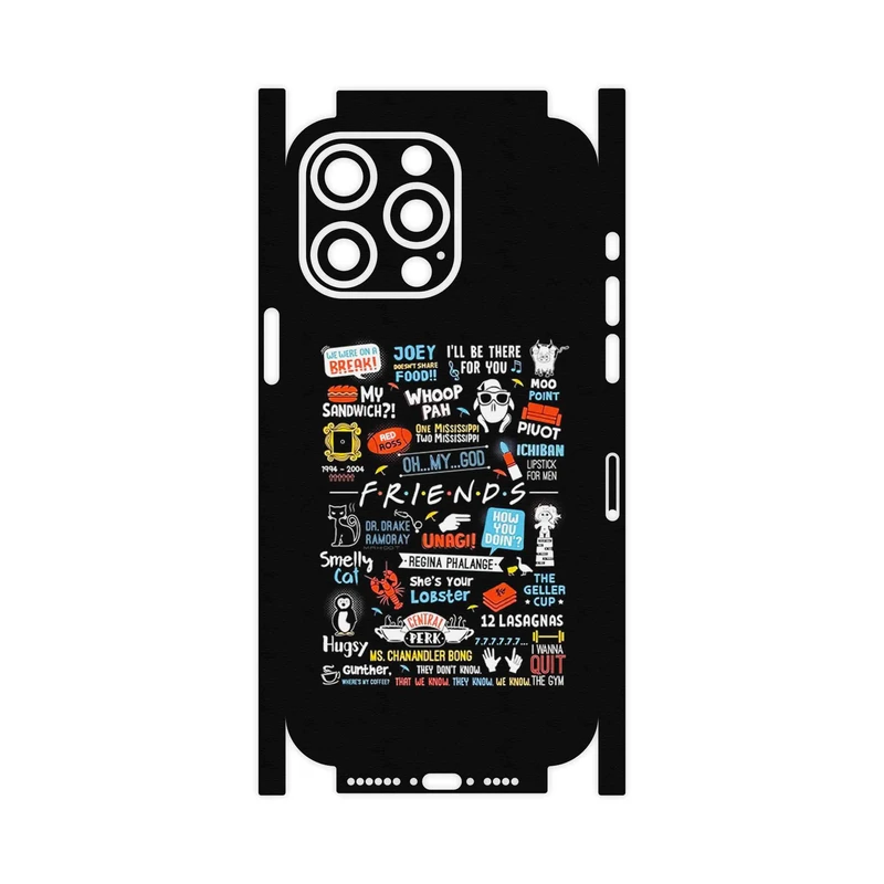 برچسب پوششی ماهوت مدل Friends 2-FullSkin مناسب برای گوشی موبایل اپل iPhone 15 Pro Max