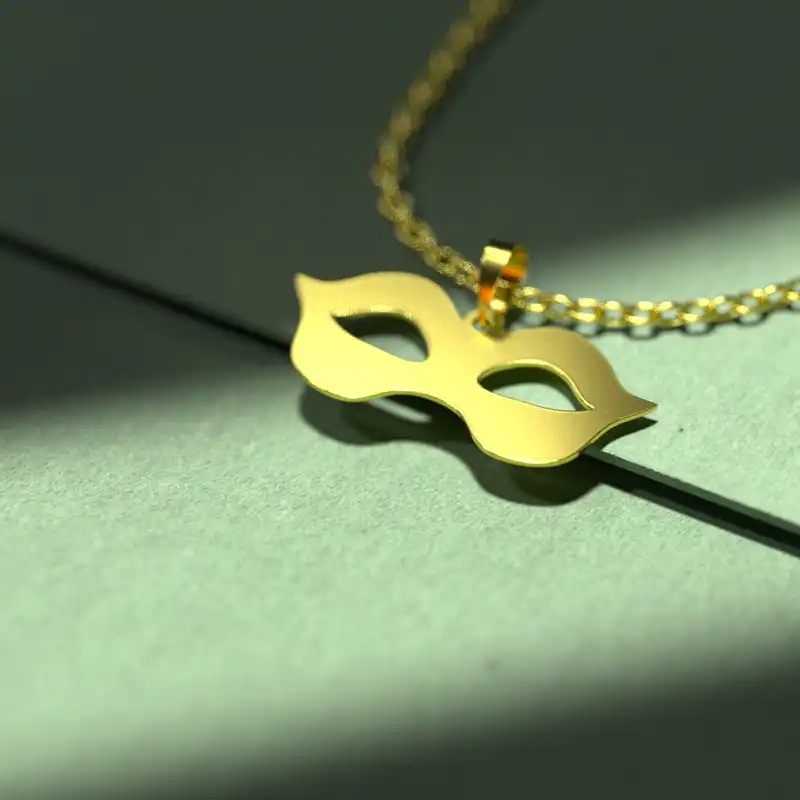 گردنبند طلا 18 عیار زنانه مدوپد مدل هالووین کد G3-1-1019