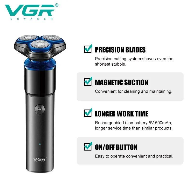 ماشین اصلاح موی صورت وی جی ار مدل V-325 -  - 2
