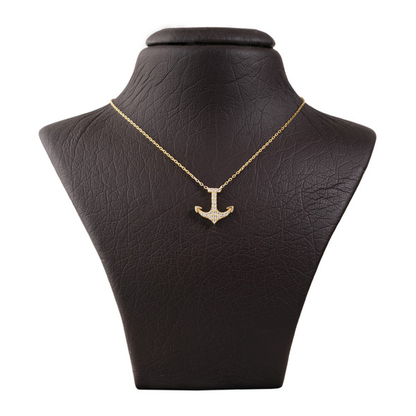 گردنبند طلا 18 عیار زنانه جواهری سون مدل 3340