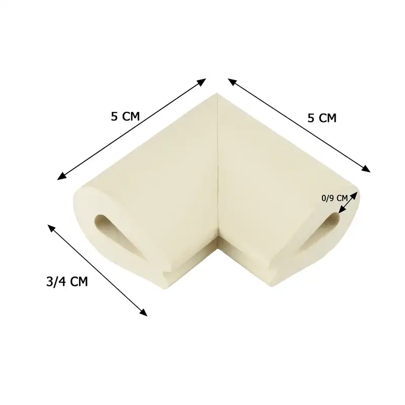محافظ لبه شیشه کودک نی نی ک مدل N9255-CGY بسته 4 عددی