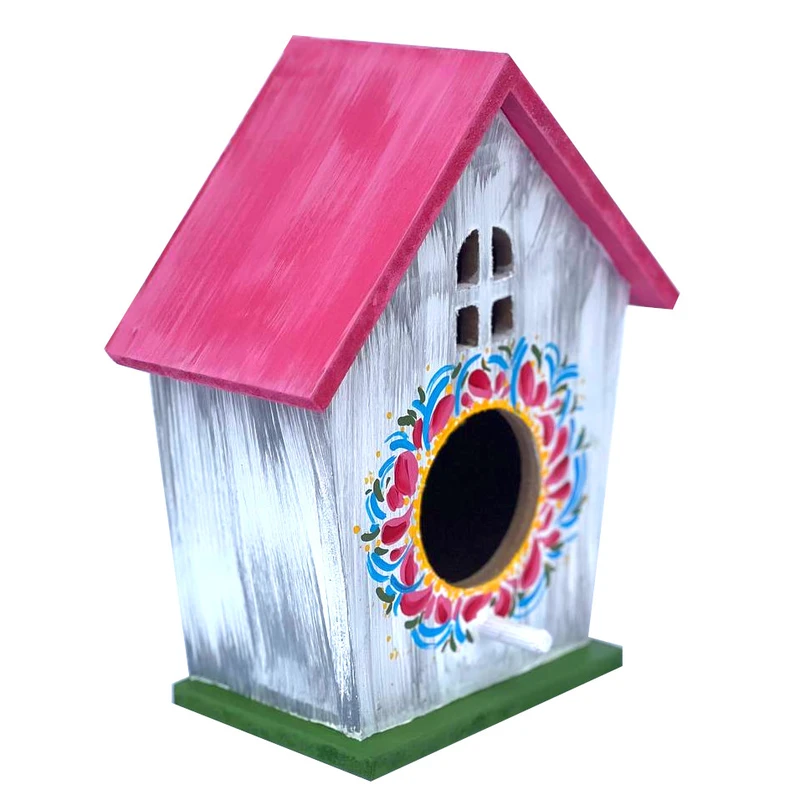  لانه پرنده مدل کلبه چوبی کد MEDIUM04