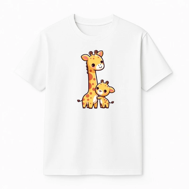 تی‌شرت آستین کوتاه پسرانه مدل زرافه کد v14 