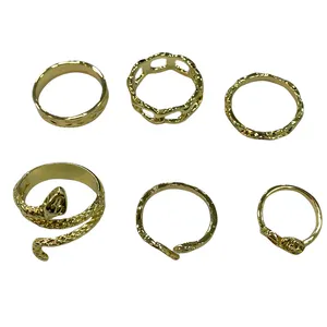 انگشتر زنانه مدل r0001 مجموعه 6 عددی