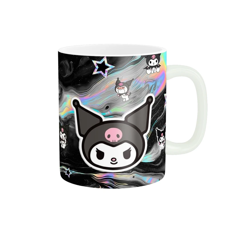 ماگ پادآفرین مدل کارتون کرومی و مای ملودی Kuromi کد PM3039