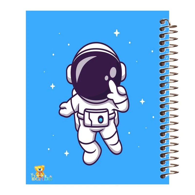 دفتر نقاشی 50 برگ بانیبو مدل فضانورد کد 553