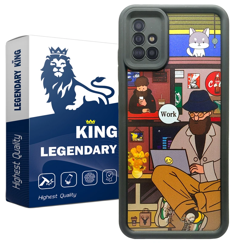 کاور لجندری کینگ طرح Work مناسب برای گوشی موبایل سامسونگ Galaxy A51