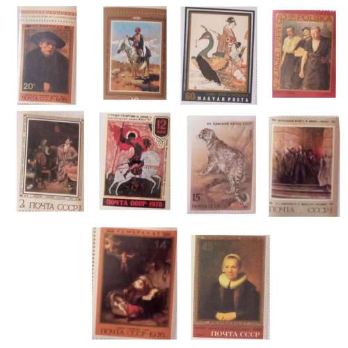 تمبر یادگاری مدل شوروی مجموعه 10 عددی