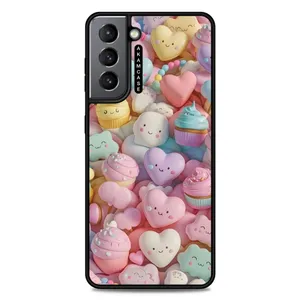 AKAM AMC-WSGS21-GIRLY3 Cover For Samsung Galaxy S21