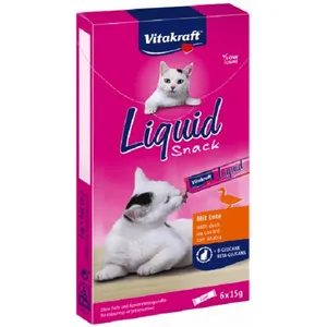 بستنی گربه ویتاکرافت مدل طعم اردک وزن 15 گرم بسته 6 عددی