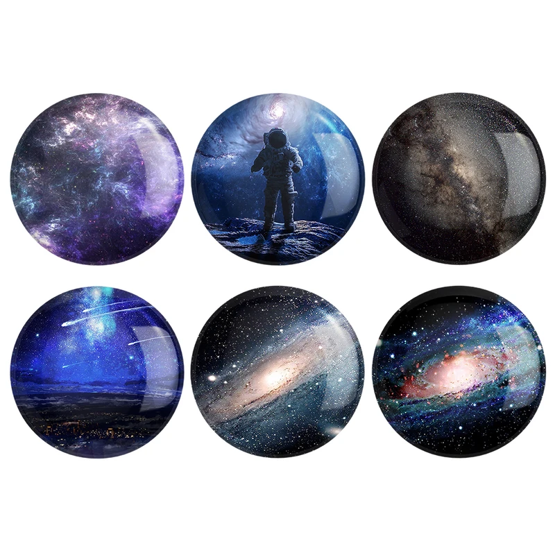 مگنت خندالو طرح کهکشان Galaxy کد 1614B مجموعه 6 عددی