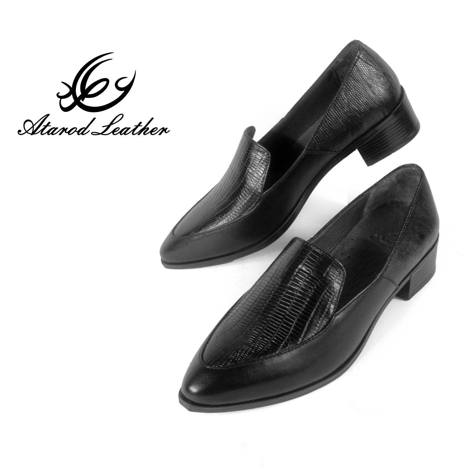 کفش زنانه چرم عطارد مدل چرم طبیعی کد SH208 -  - 7