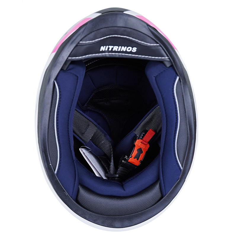 کلاه کاسکت نوترینوس مدل دخترانه خرگوشی فک ثابت