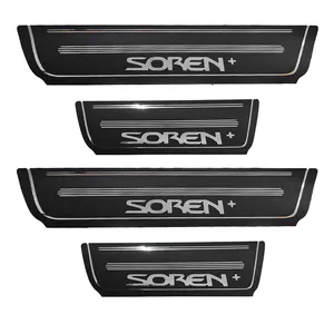 برچسب رکاب خودرو کالانیکس مدل REK-SORENPLUS-101095 مناسب برای سورن پلاس مجموعه 4 عددی