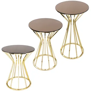 میز عسلی ژاریس مدل 516 مجموعه 3 عددی