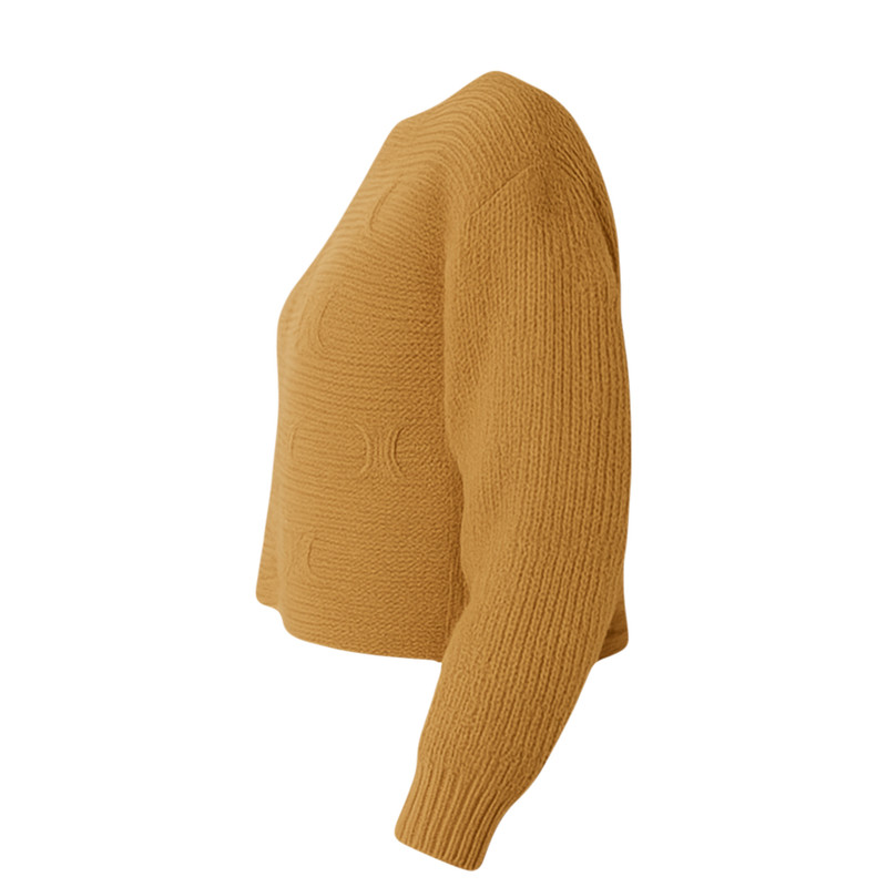 پلیور یقه گرد زنانه مدل N10