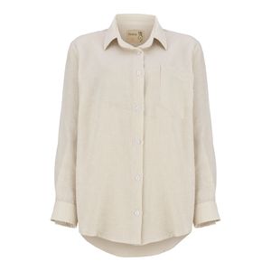 مانتو شومیزی زنانه السانا مدل سولینا کد 220519 رنگ کرم