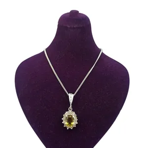 گردنبند نقره زنانه سلین کالا مدل الکساندریت ce-k112