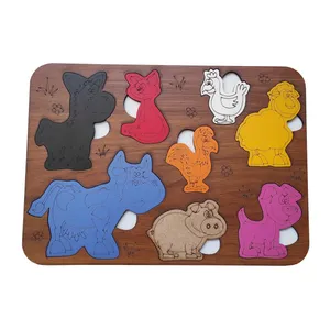 پازل 8 تکه مدل حیوانات اهلی کد WPZL-016