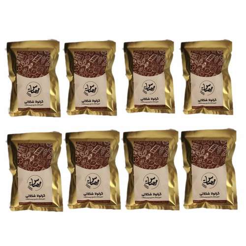 گرانولا شکلات فندقی ساشه ای مهیاس - 240 گرم مجموعه 8 عددی