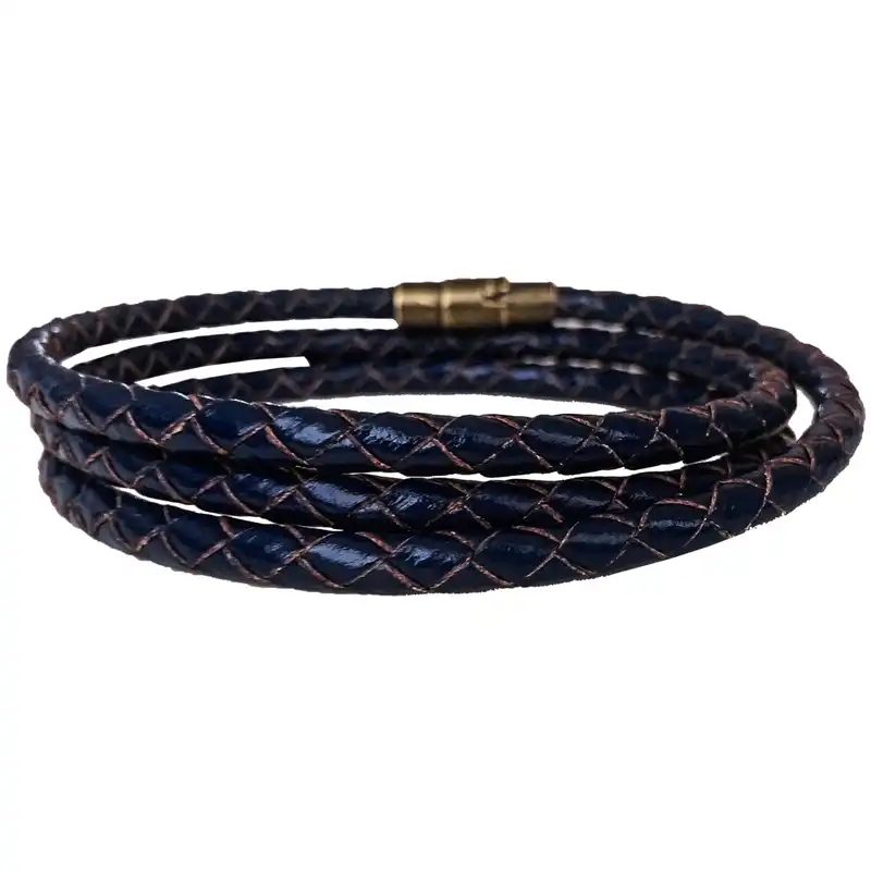 دستبند چرم وارک مدل رادین مدل rb309