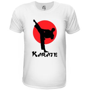 تی شرت آستین کوتاه مردانه اسد طرح کاراته کد 79