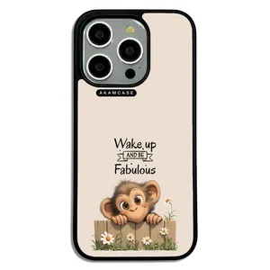 AKAM AMC-WA15PRO-ANIMALS QOUTES-26 Cover For Apple iPhone 15 Pro