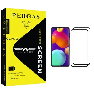 Waily Nice Pergas Glass Screen Protector For Samsung Galaxy M62 Pack Of 2