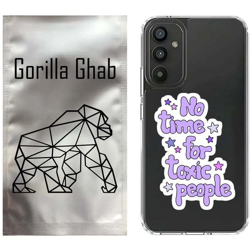 کاور گوریلا قاب مدل CLG کد 97 طرح Toxic مناسب برای گوشی موبایل سامسونگ Galaxy A13 5G