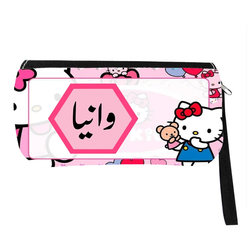 جامدادی مدل اسم شخصی طرح کیتی گربه کیوت اسم وانیا کد 01037