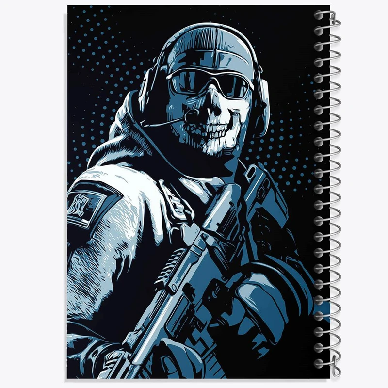 دفتر لیست خرید 50 برگ خندالو طرح Call Of Duty کد 3844