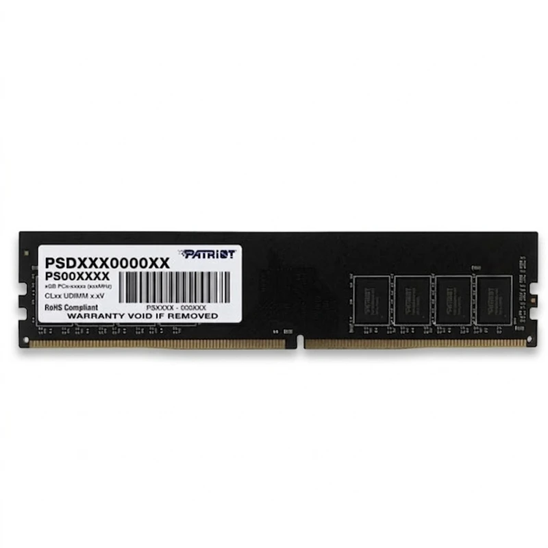 رم دسکتاپ DDR5 پاتریوت مدل Signature Line ظرفیت 8 گیگابایت، فرکانس 5600 مگاهرتز، تایمینگ CL46 و نوع U-DIMM، تک‌کاناله