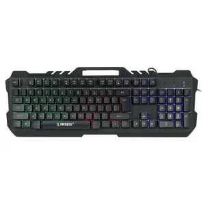 کیبورد گیمینگ لایماید مدل k21، سوییچ ممبران، Full-Size، نورپردازی LED RGB