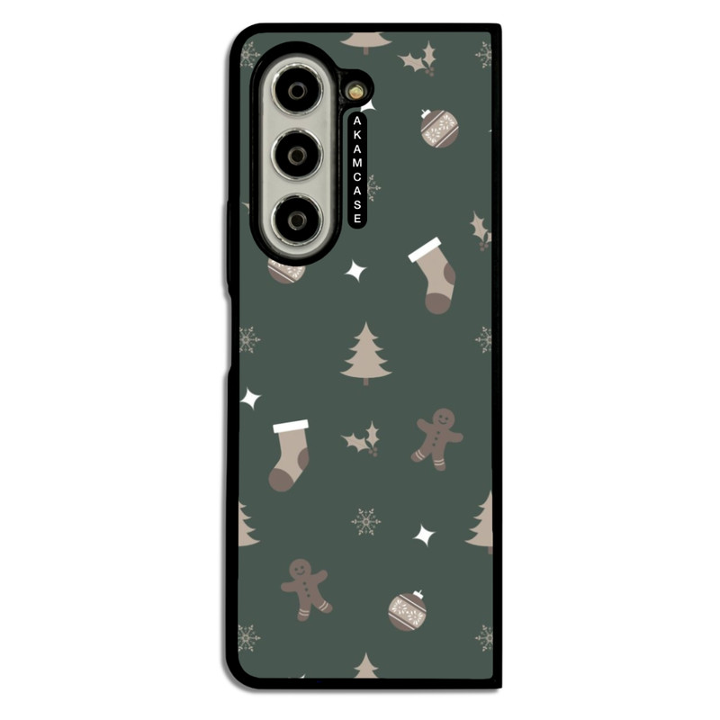 کاور آکام مدل AMCWSGZFOLD5-CHRISTMAS11 مناسب برای گوشی موبایل سامسونگ Galaxy Z Fold 5