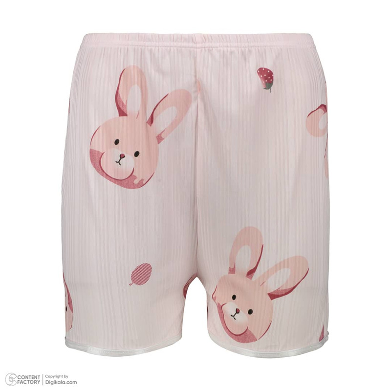 ست 3 تکه لباس زنانه مدل خرگوشک رنگ صورتی