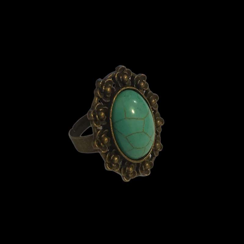 انگشتر زنانه مدل سنگ فیروزه کد R-155 انگشتر زنانه مدل سنگ فیروزه کد R-155