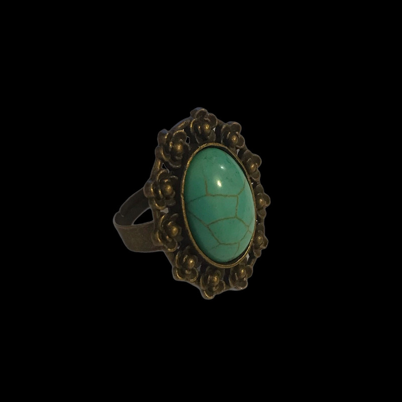 انگشتر زنانه مدل سنگ فیروزه کد R-155 انگشتر زنانه مدل سنگ فیروزه کد R-155