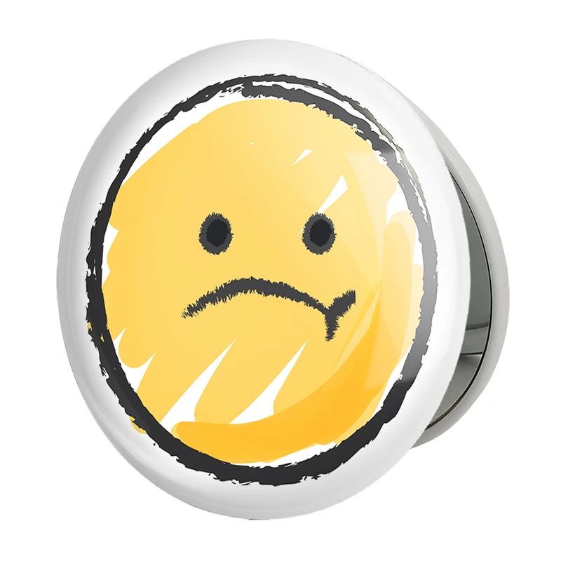 آینه جیبی خندالو طرح ایموجی Emoji مدل تاشو کد 3061 