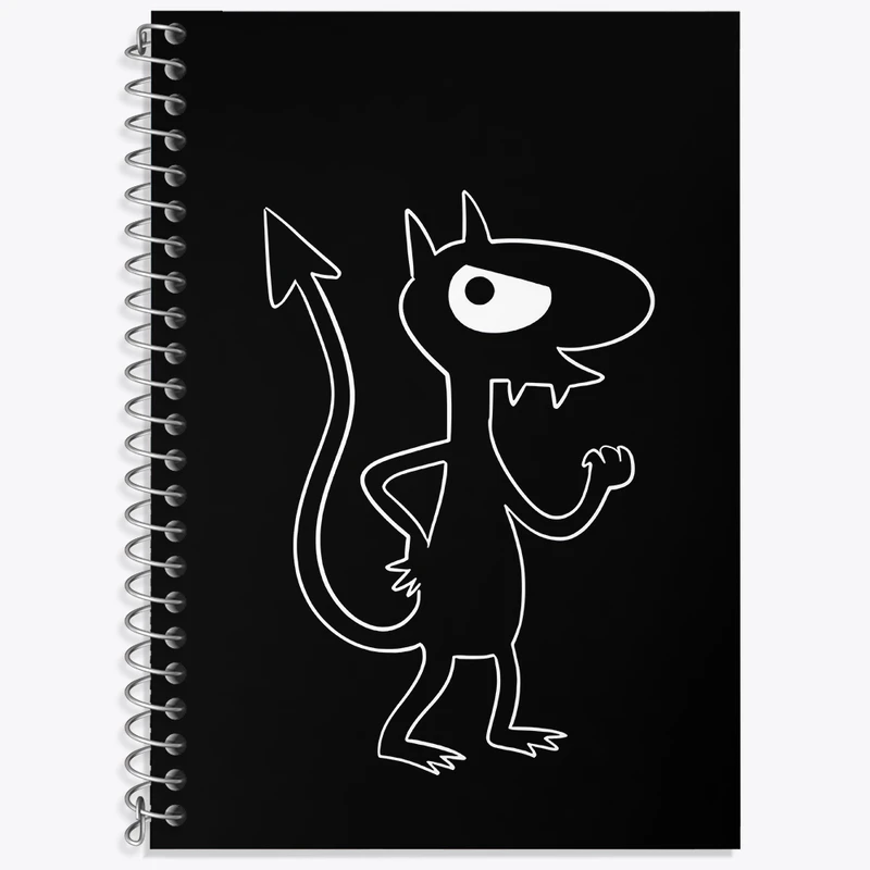 دفتر زبان 50 برگ خندالو مدل سه خط طرح انیمه طلسم شدگان کد N3225