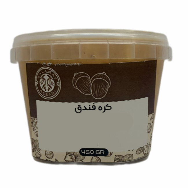 کره فندق طبیعی - 450 گرم
