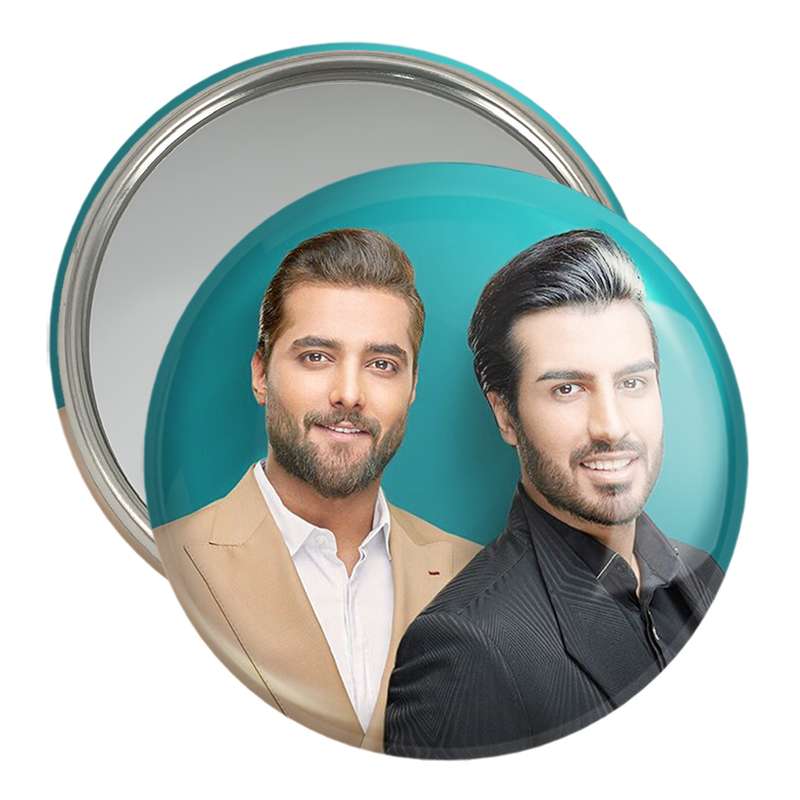 آینه جیبی خندالو مدل ماکان بند  کد 2542