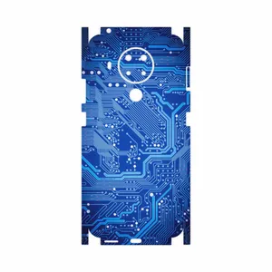 MAHOOT Blue-Printed-Circuit-Board-FullSkin Cover Sticker for Nokia 5.4