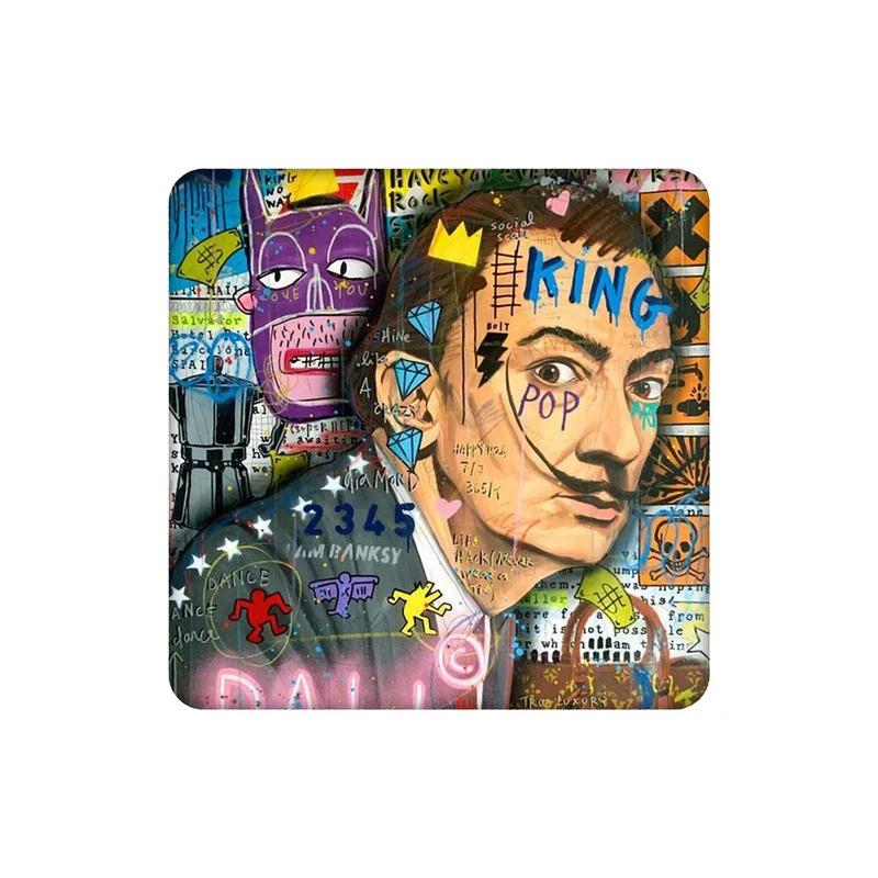 زیرلیوانی طرح کلاژ سالوادور دالی کد 4031362