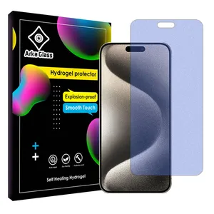 Arka Glass Tough model matte anti blue screen protector suitable for Apple iPhone 15 Pro Max mobile phone