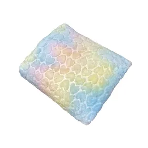 پتو مسافرتی دو نفره تیسا مدل آبرنگی سایز 220x200 سانتی‌متر