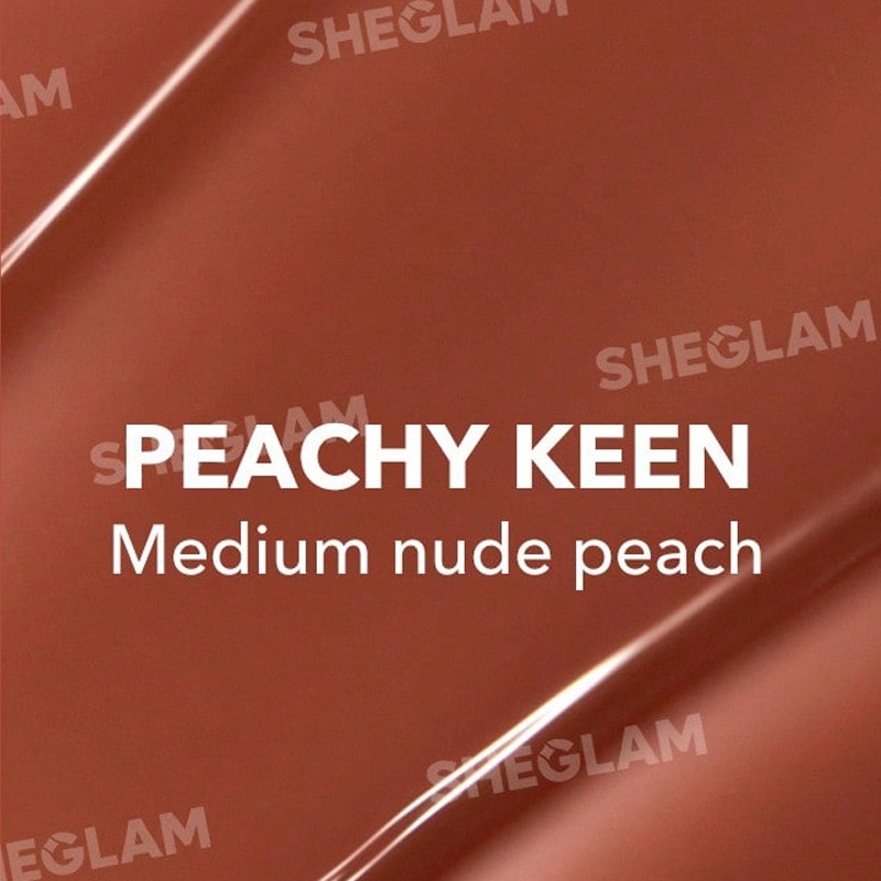 رژ لب جامد براق شیگلم مدل Peachy Keen شماره 02