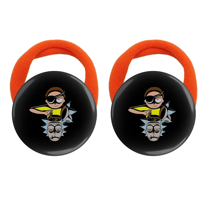 کش مو زنانه مدل انیمیشن ریک و مورتی کد S15110 بسته دو عددی