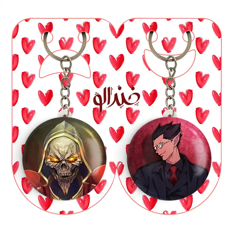 جاکلیدی خندالو مدل اینز ساما انیمه اورلرد کد 1834918342 مجموعه 2 عددی