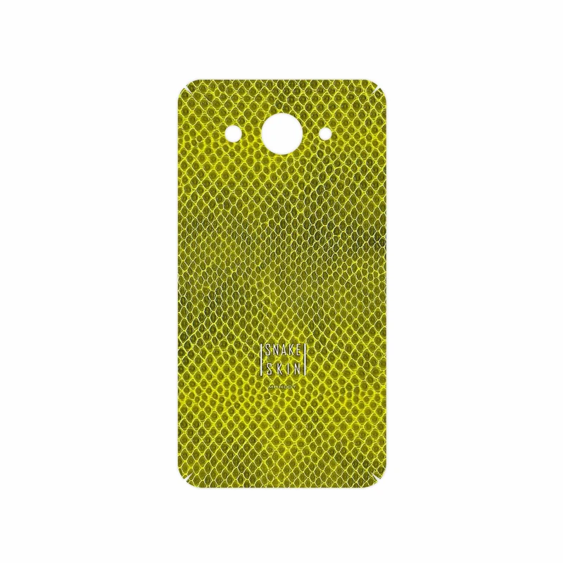 برچسب پوششی ماهوت مدل Yellow Snake Skin مناسب برای گوشی موبایل هوآوی Y3 2018
