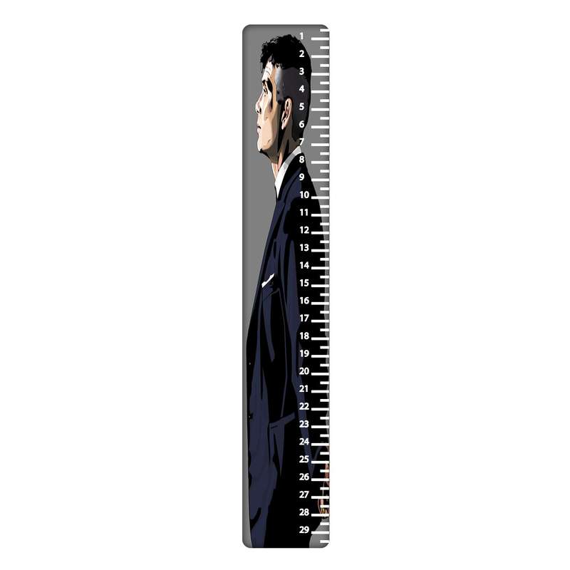 خط کش 30 سانتی متر طرح Peaky Blinders کد 2140